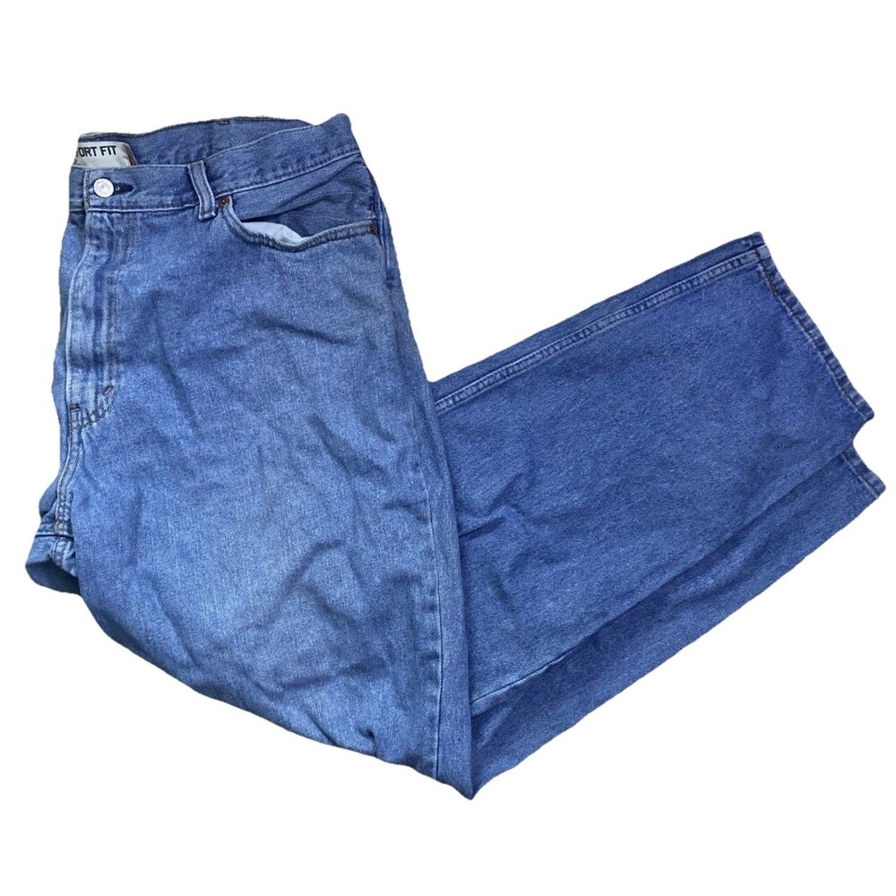 Levi’s 560 Jeans Mens 40x34 Comfort Fit Jeans Blue Medium Wash Denim Red Tab Y2K